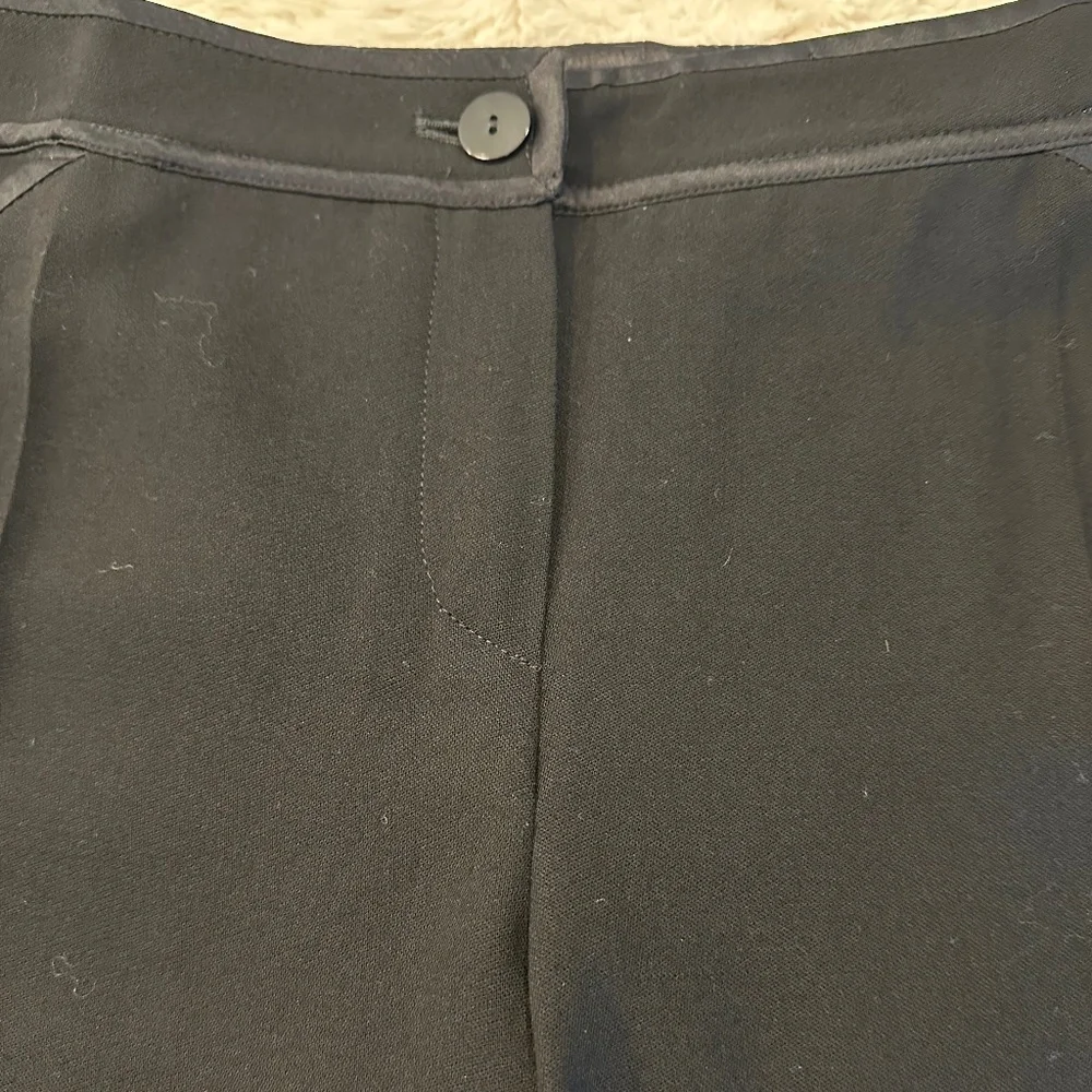 "BLACK FRIDAY SPECIAL" BLACK CREPE TUXEDO SLACKS - Picture 7 of 7